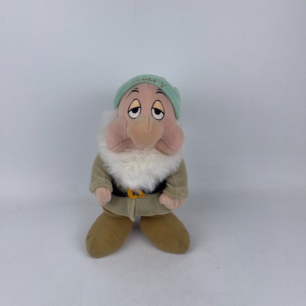 Disney Store Snow White & the Seven Dwarfs Sleepy Plush 11" Stuffed Toy